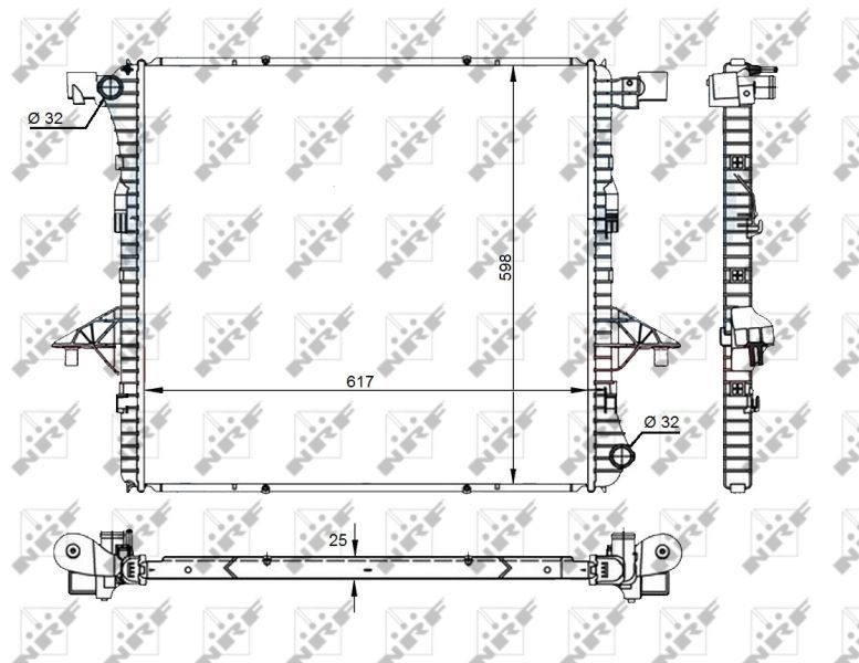 NRF 59145A - Chladič vody -