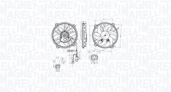 Magneti Marelli 069422870010 - Ventilátor motora -