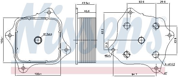 Nissens 91421 -  -