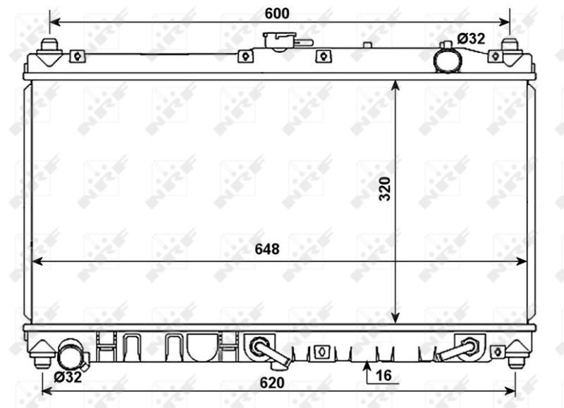 NRF 53977 - Chladič vody -