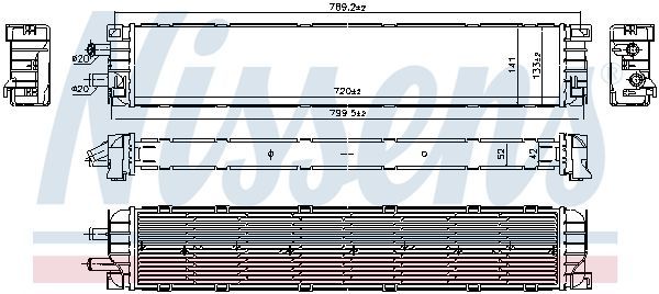 Nissens 606401 - Chladič vody -
