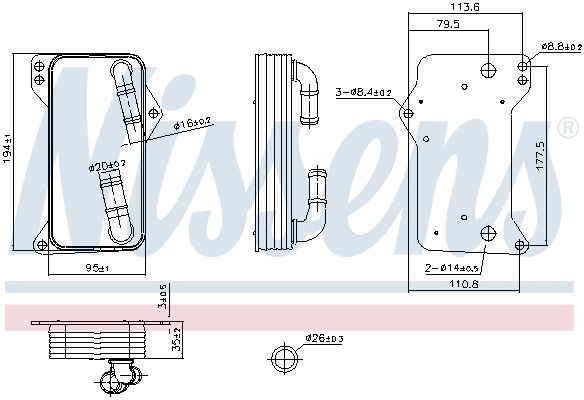 Nissens 91505 -  -