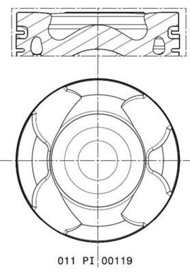 Mahle 011 PI 00119 000 -  -