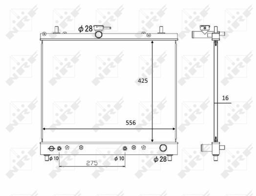 NRF 58446 - Chladič vody -