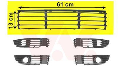 Van Wezel 5837590 - Vetracia mriežka v nárazníku -