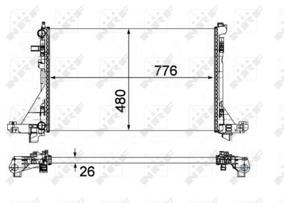 NRF 58482A - Chladič vody -