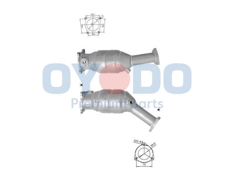 Oyodo 10N0104-OYO - Katalyzátor -