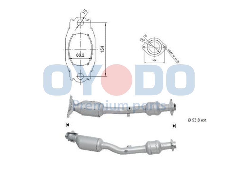 Oyodo 10N0130-OYO - Katalyzátor -