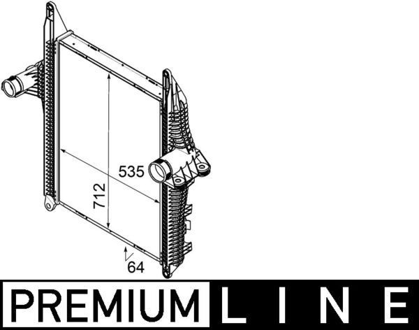 Mahle CI 178 000P - Chladič plniaceho vzduchu -