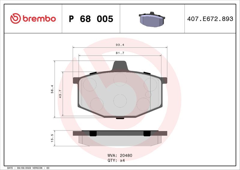 Brembo P 68 005