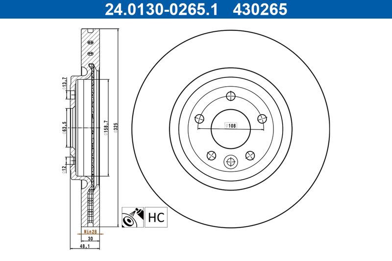 ATE 24.0130-0265.1