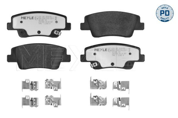 Meyle 025 265 4316/PD - Brzdové platničky -