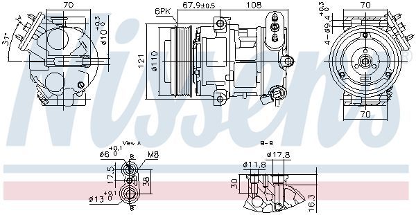 Nissens 890663 - Kompresor -