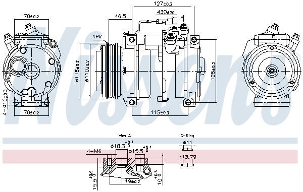 Nissens 891005 - Kompresor -