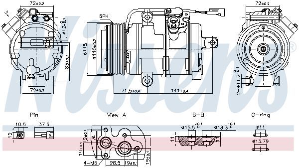 Nissens 891060 - Kompresor -