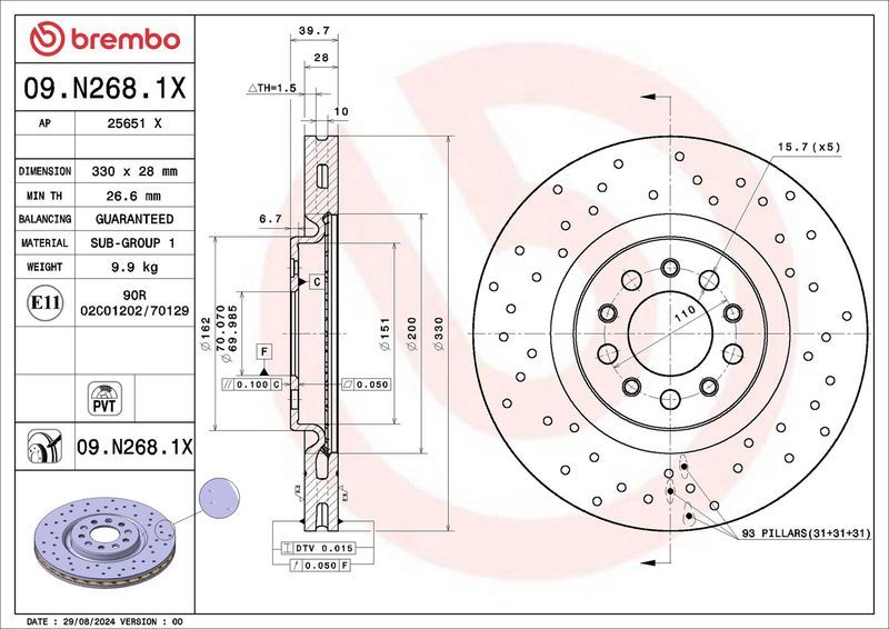 Brembo 09.N268.1X