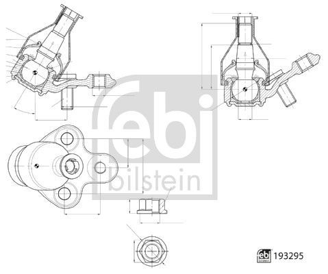 Febi 193295 - Nosný čap -