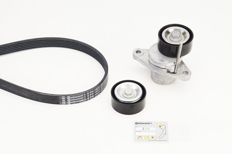 Contitech 6PK1822 EXTRA K1 - Sada klinového rebrovaného remeňa -