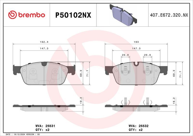 Brembo P50102NX