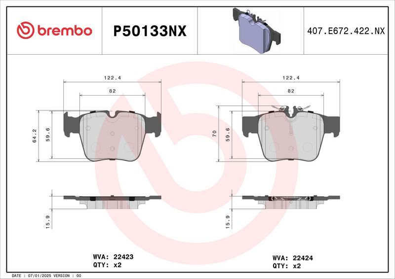 Brembo P50133NX