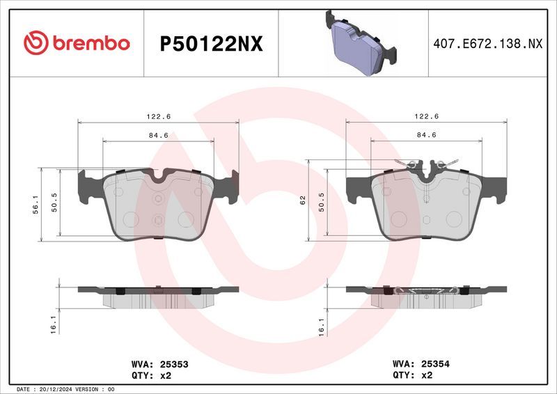 Brembo P50122NX