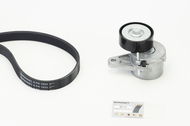 Contitech 6PK1033K1 - Sada klinového rebrovaného remeňa -