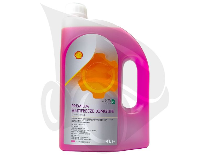 Shell Premium Antifreeze Longlife 774 D-F Concentrate, 4L