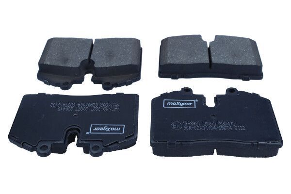 Maxgear 19-3927 - Brzdové platničky -