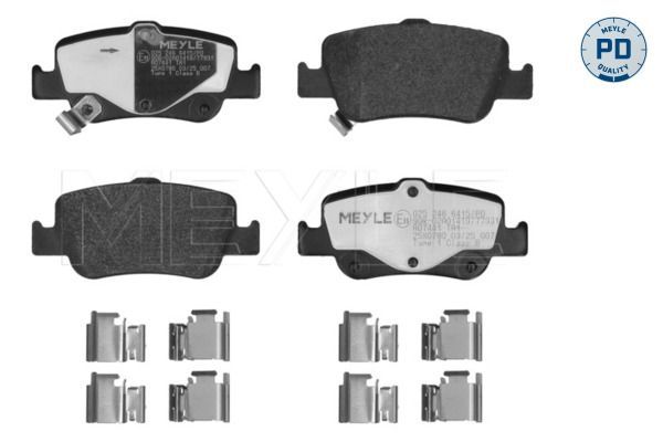 Meyle 025 246 6415/PD - Brzdové platničky -