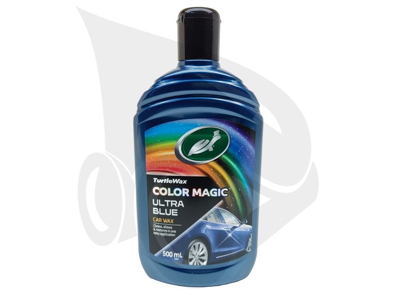 Turtle Wax Color Magic Car Wax Polish Blue, 500ml