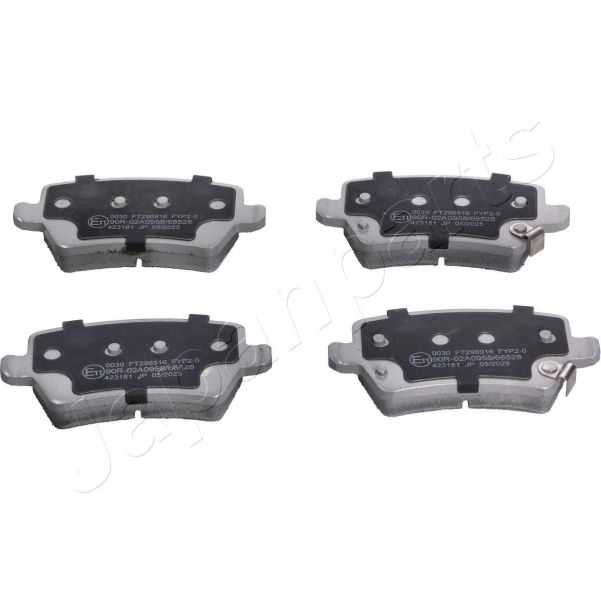 Japanparts PP-0030AF - Brzdové platničky -