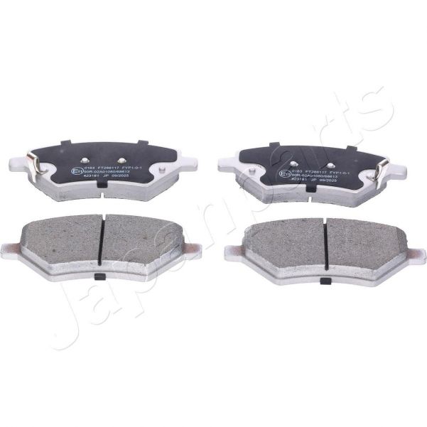 Japanparts PA-0163AF - Brzdové platničky -