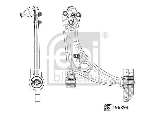 Febi 196394 - Priečne rameno -