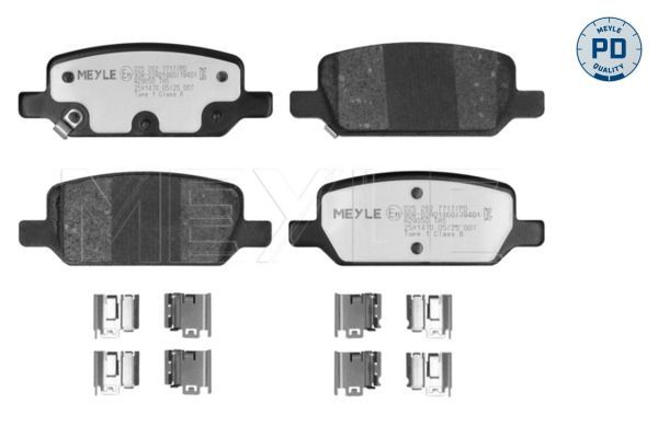 Meyle 025 262 7717/PD - Brzdové platničky -