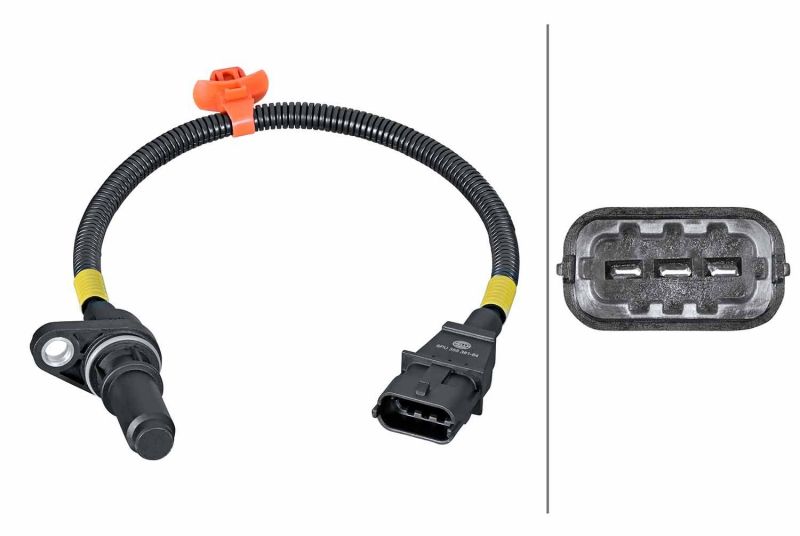 Hella 6PU 358 381-641 - Snímač generátor impulzov, kľukový hriadeľ -