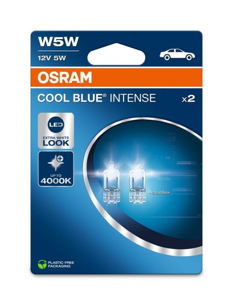 Osram 2825CBN Cool Blue Intense Next Gen W5W, 2ks - Žiarovka smerového svetla -