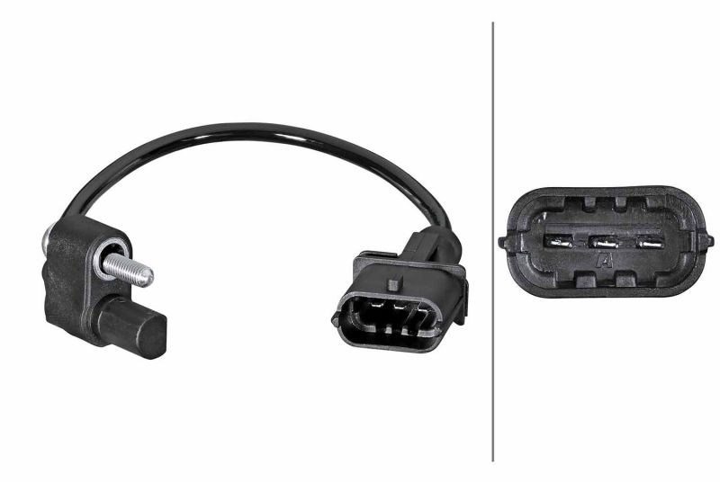 Hella 6PU 358 381-511 - Snímač generátor impulzov, kľukový hriadeľ -