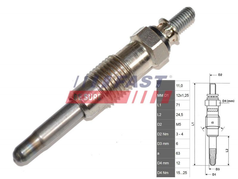 Fast FT82710 - Žeraviaca sviečka -
