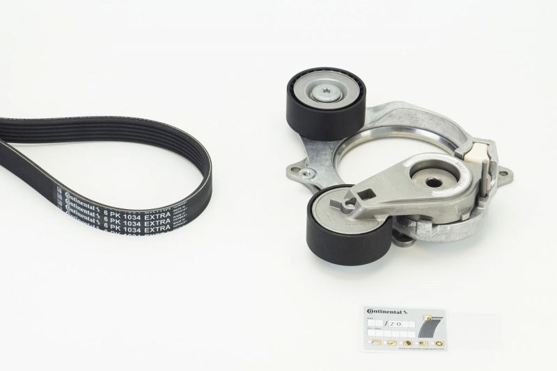 Contitech 6PK1034 EXTRA K1 - Sada klinového rebrovaného remeňa -