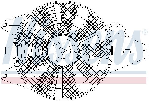 Nissens 85375 - Ventilátor motora -