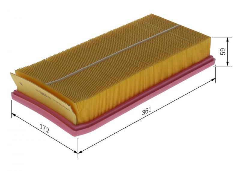 Bosch F 026 400 739 - Vzduchový filter -