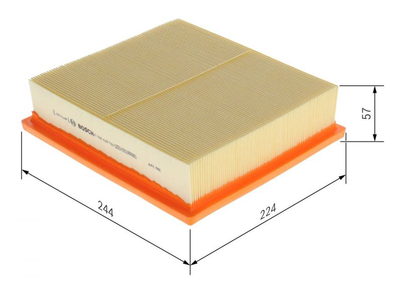 Bosch F 026 400 780 - Vzduchový filter -