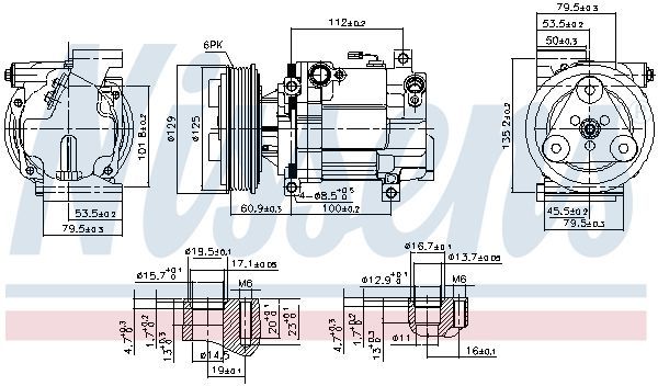Nissens 89549 - Kompresor -