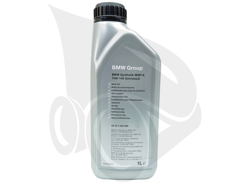 BMW Original Synthetik MSP/A 75W-140, 1L - Prevodový olej do diferenciálu - 1L