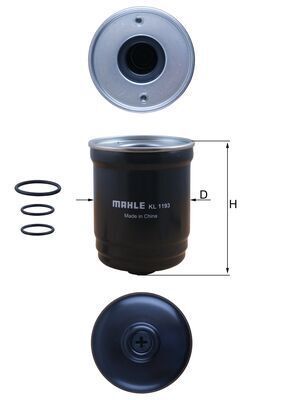 Knecht KL 1193D - Palivový filter -