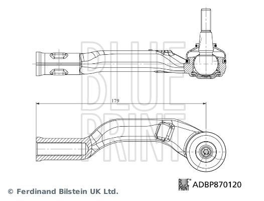 Blue Print ADBP870120 - Hlava/čap spojovacej tyče riadenia -