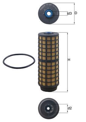 Knecht KX 564D - Palivový filter -