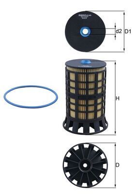 Knecht KX 606D - Palivový filter -