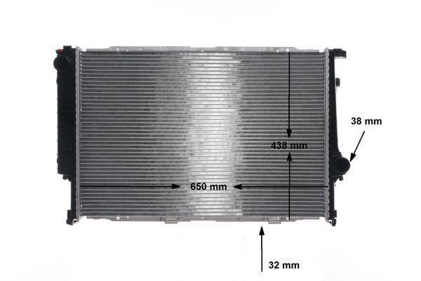 Mahle CR 287 000S - Chladič vody -