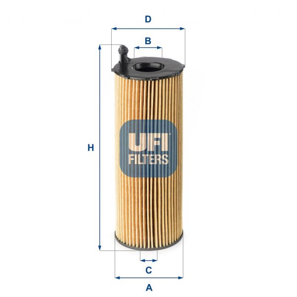 UFI 25.168.00 - Olejový filter -